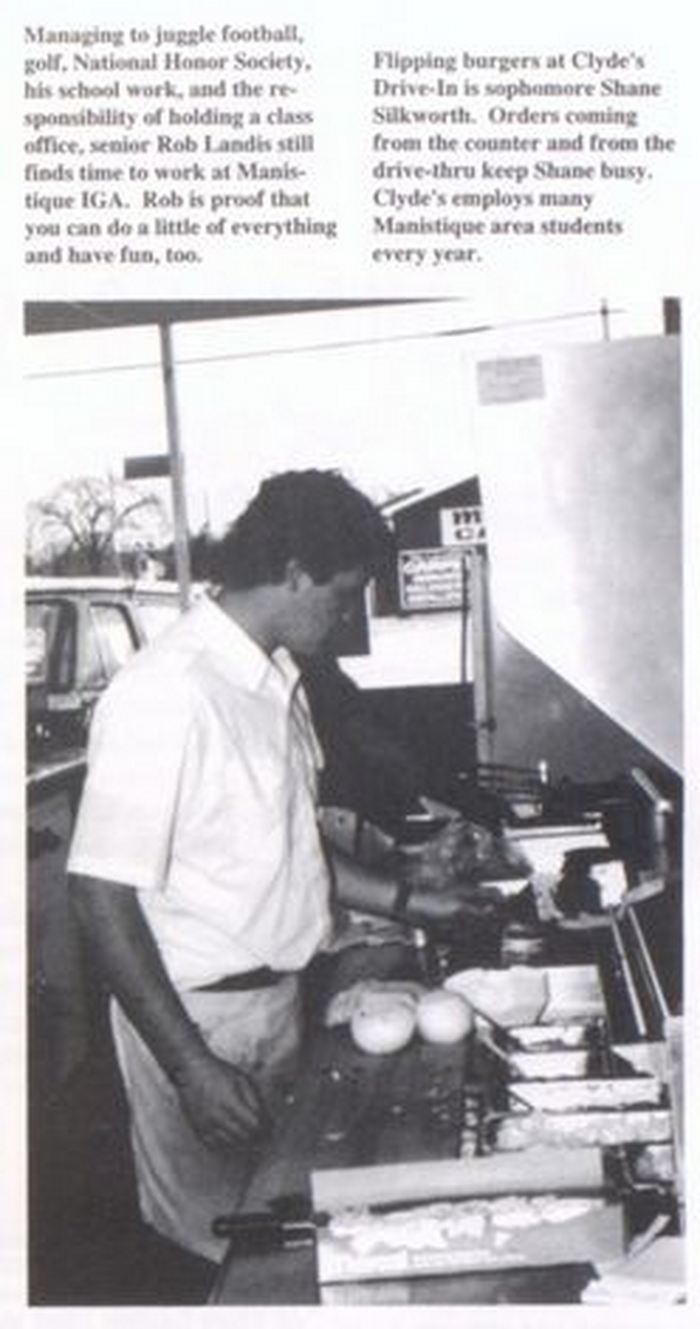 Clydes Drive-In - Yearbook Mention (newer photo)